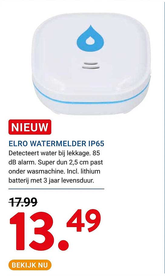 ELRO WATERMELDER IP65