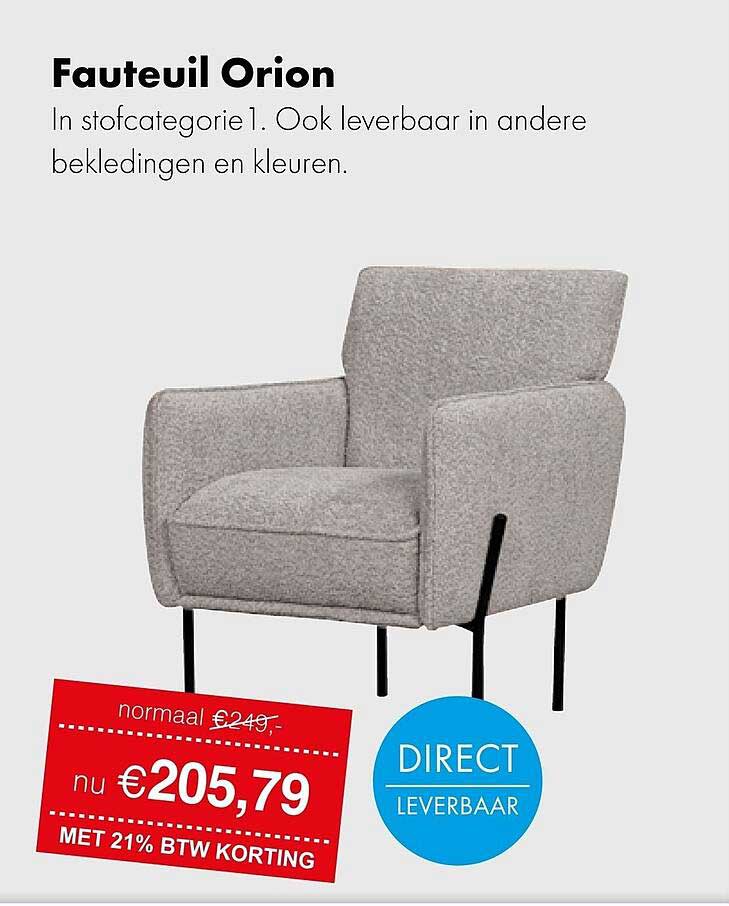 Fauteuil Orion