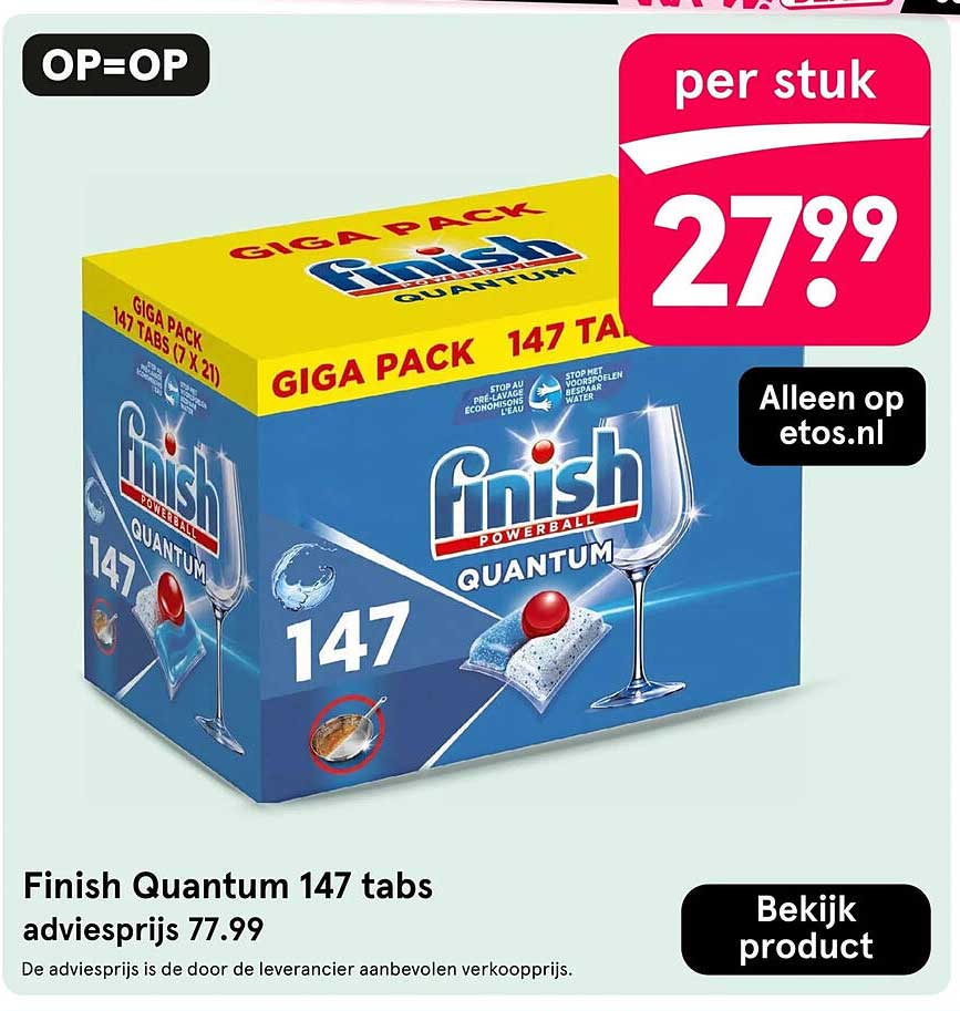 Finish Quantum 147 tabs