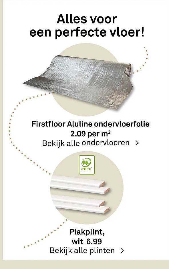Firstfloor Aluline ondervloerfolie