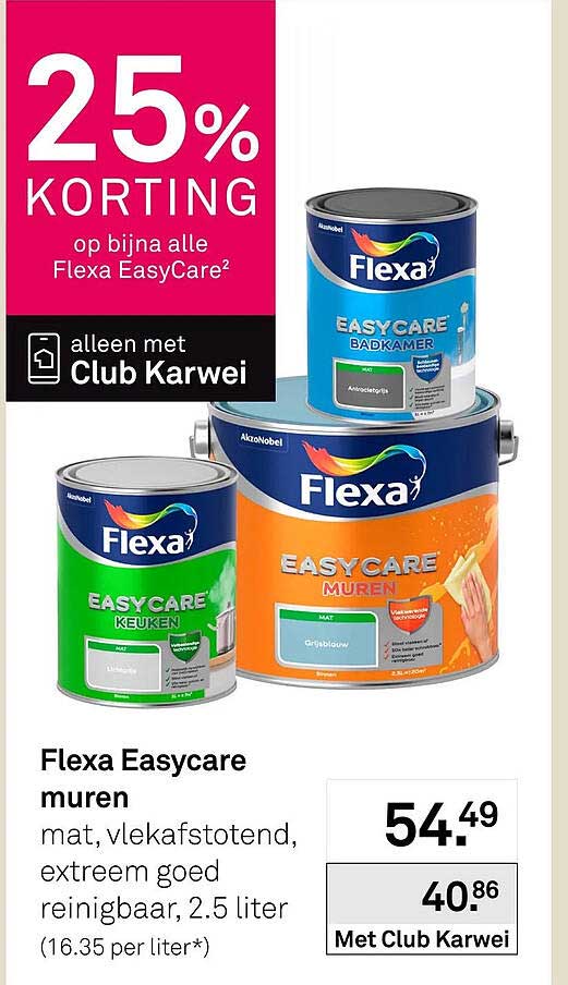 Flexa Easycare muren
