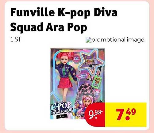 Funville K-pop Diva Squad Ara Pop