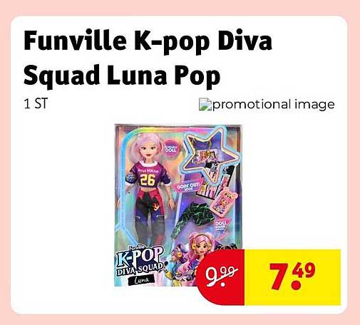 Funville K-pop Diva Squad Luna Pop