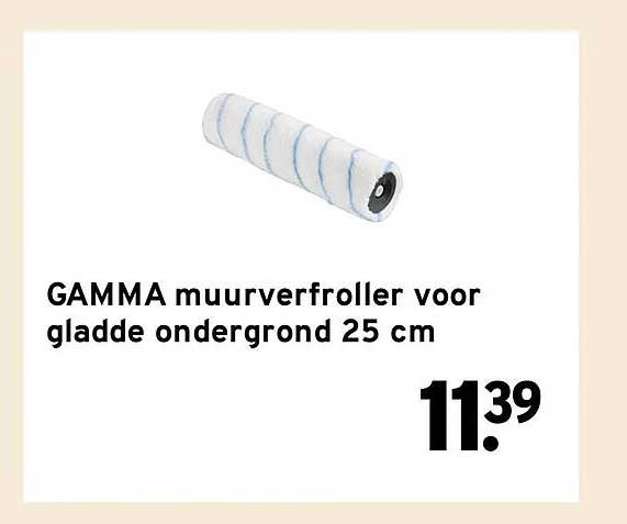 GAMMA muurverfroller voor gladde ondergrond 25 cm
