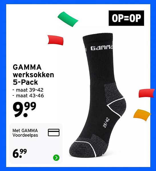GAMMA werksokken 5-Pack