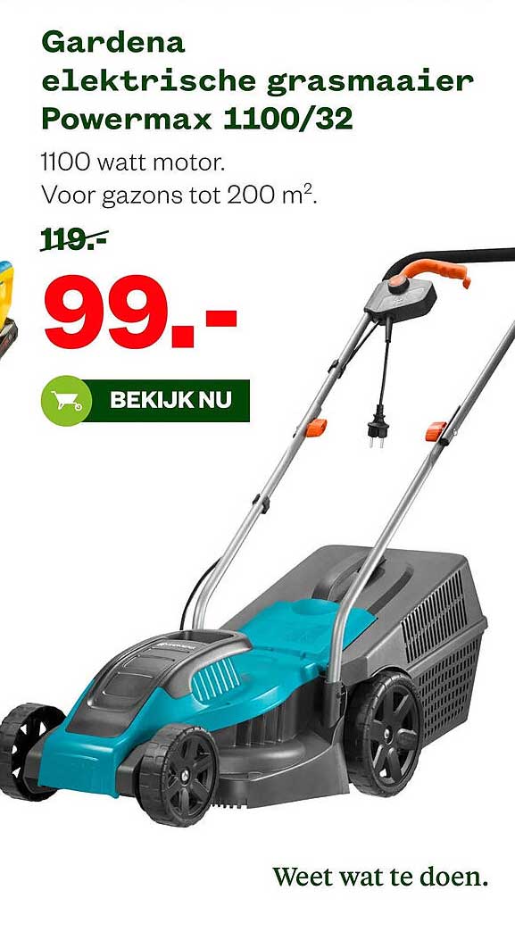 Gardena elektrische grasmaaier Powermax 1100/32