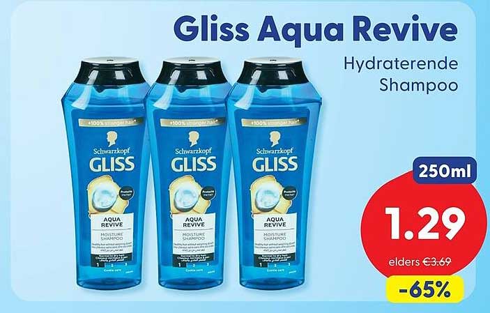 Gliss Aqua Revive Hydraterende Shampoo