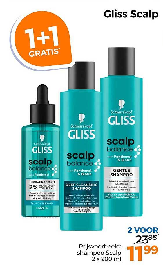 Gliss Scalp 1+1 gratis