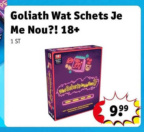 Goliath Wat Schets Je Me Nou?! 18+