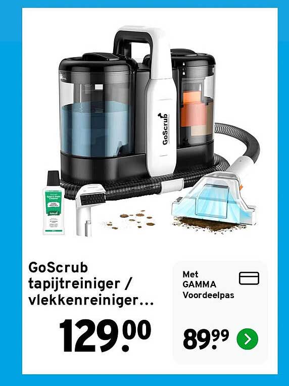 GoScrub tapijtreiniger / vlekkenreiniger...