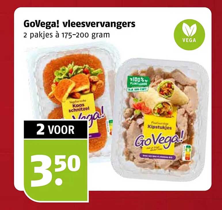 GoVega! vleesvervangers