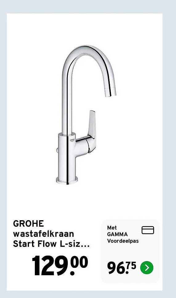 GROHE wastafelkraan Start Flow L-siz...