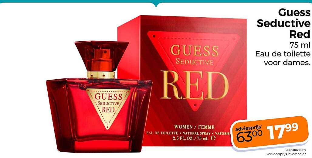 Guess Seductive Red 75 ml Eau de toilette voor dames.
