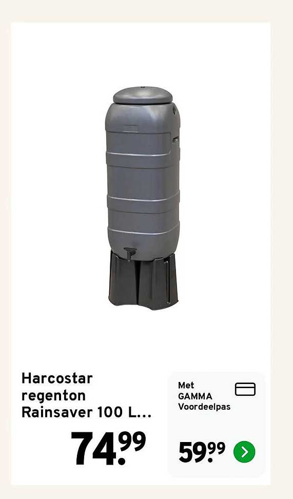 Harcostar regenton Rainsaver 100 L...