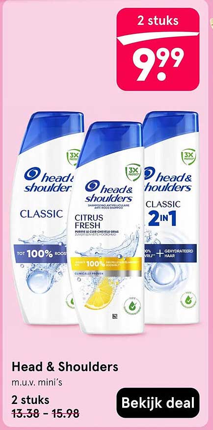 Head & Shoulders 2 stuks