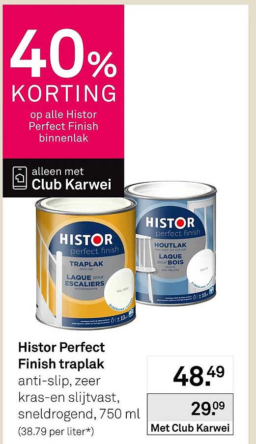 Histor Perfect Finish traplak
