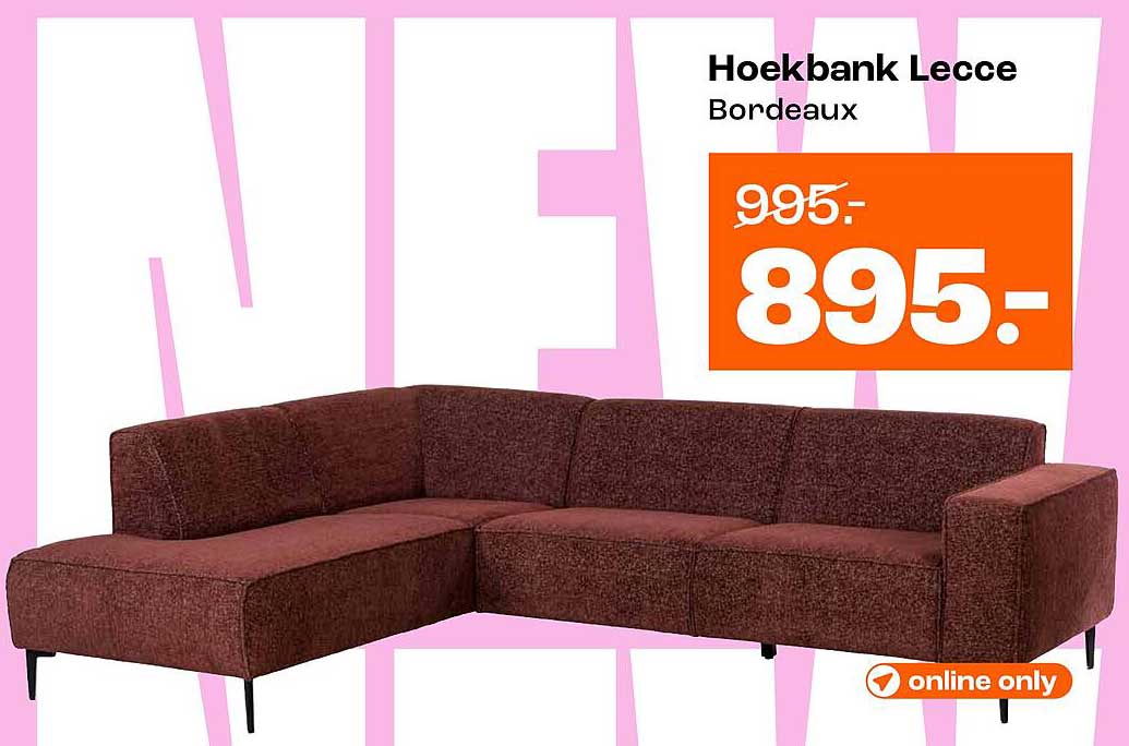 Hoekbank Lecce Bordeaux
