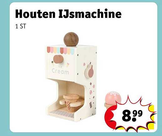 Houten IJsmachine