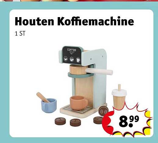 Houten Koffiemachine