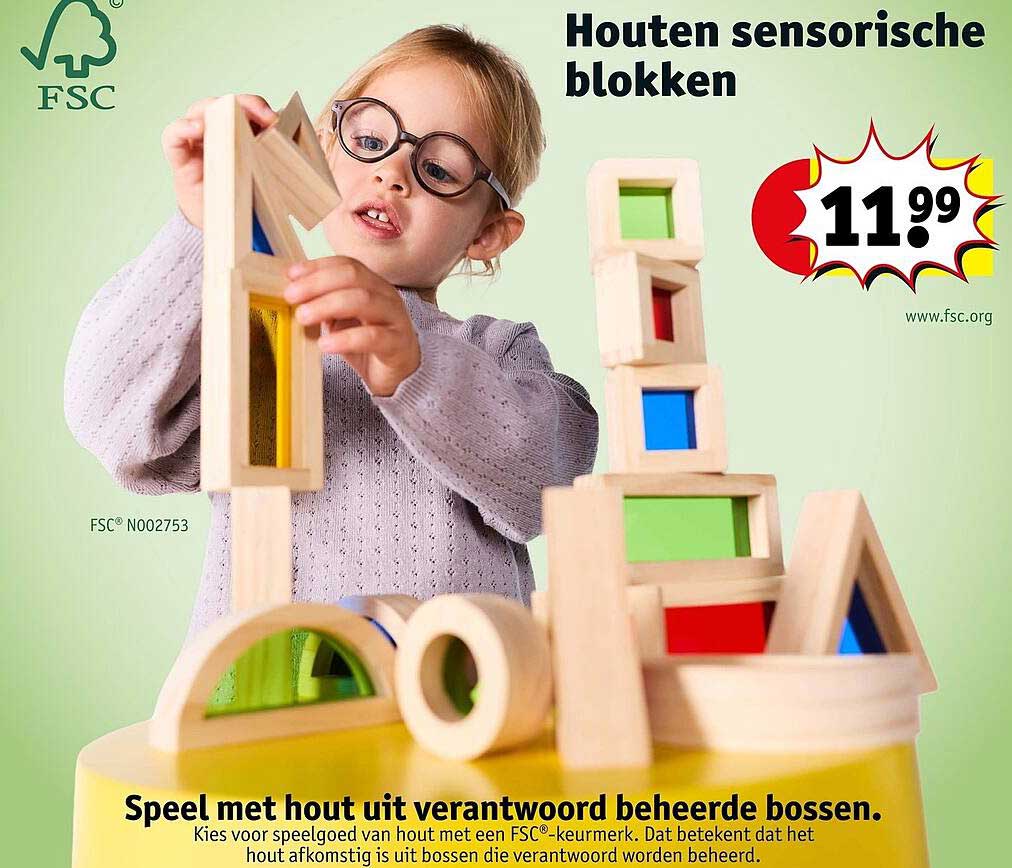Houten sensorische blokken