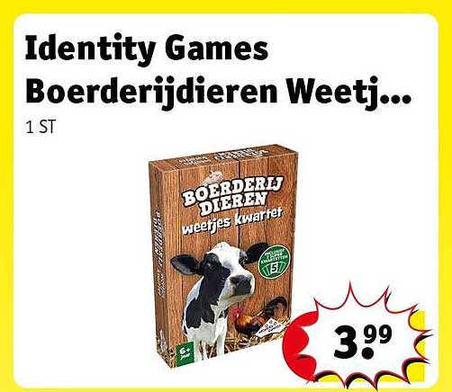 Identity Games Boerderijdieren Weetj...