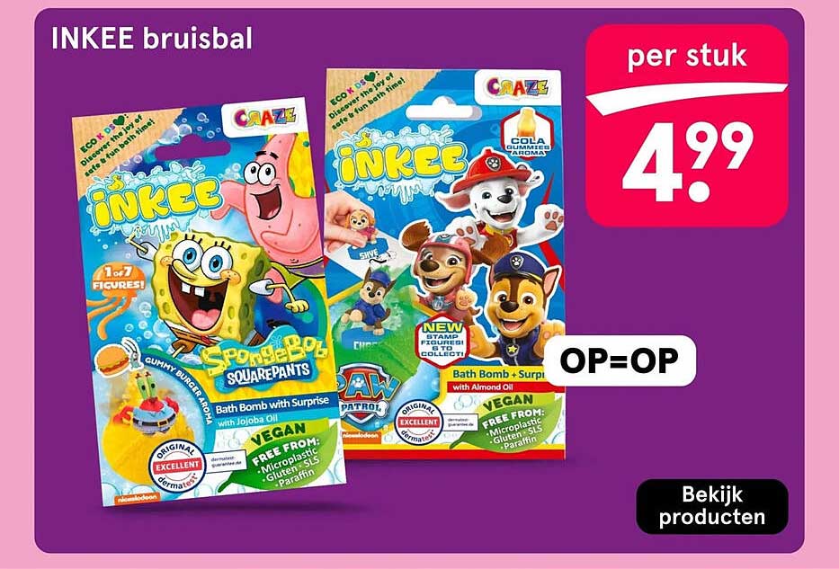 INKEE bruisbal