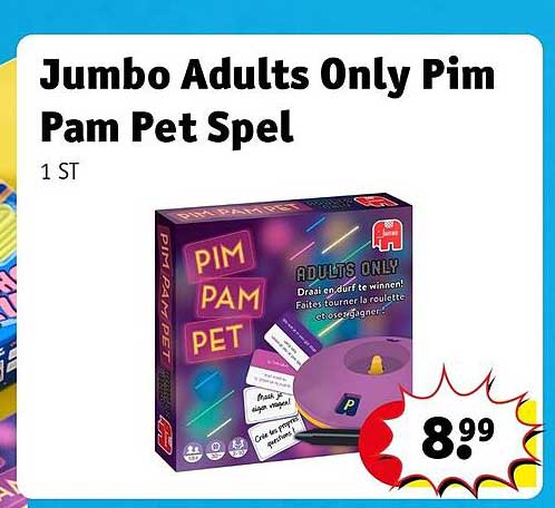 Jumbo Adults Only Pim Pam Pet Spel