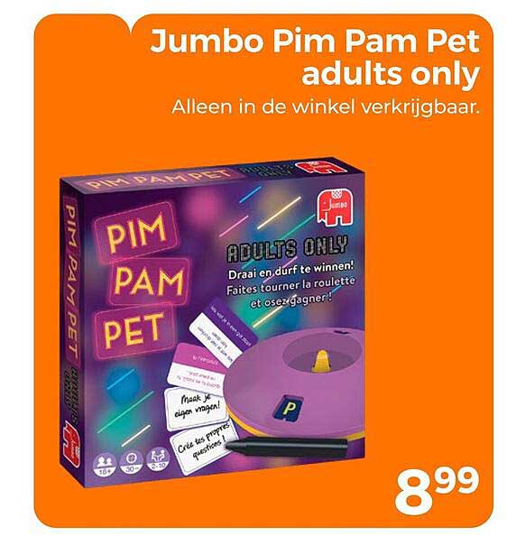 Jumbo Pim Pam Pet adults only