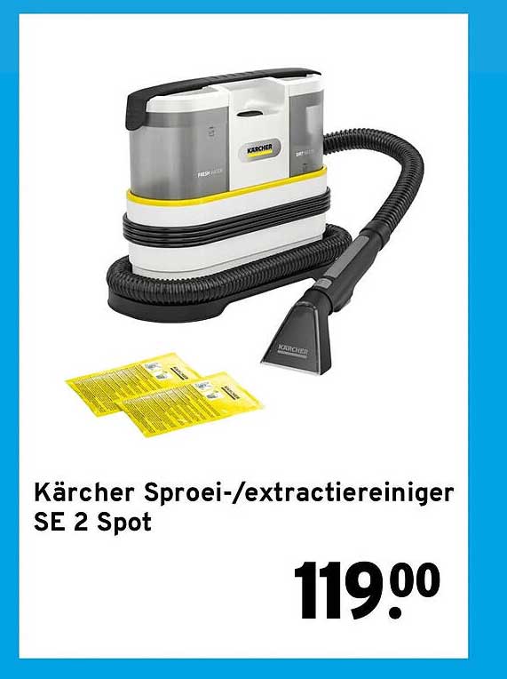 Kärcher Sproei-/extractiereiniger SE 2 Spot