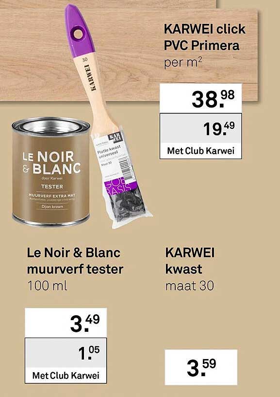 KARWEI click PVC Primera per m²