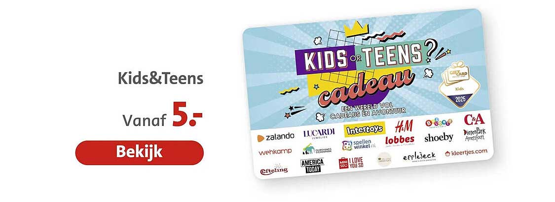 Kids&Teens cadeau