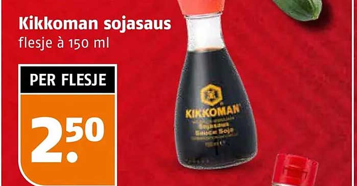 Kikkoman sojasaus flesje à 150 ml PER FLESJE