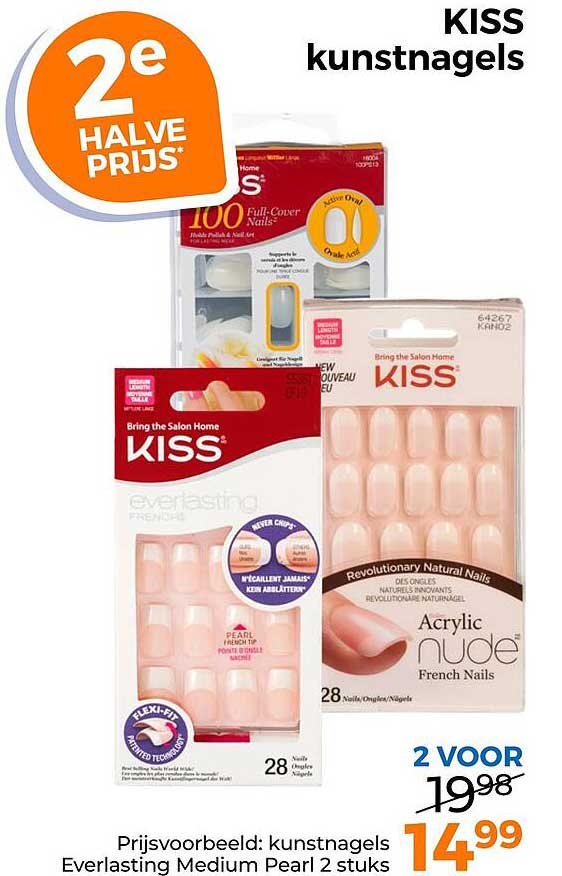 KISS kunstnagels 2e halve prijs