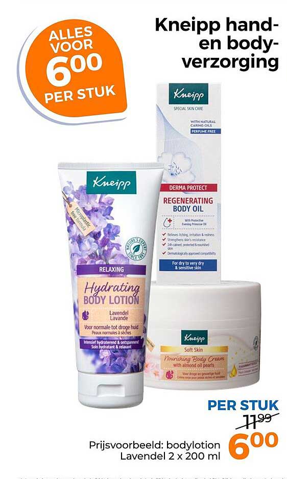 Kneipp hand- en bodyverzorging