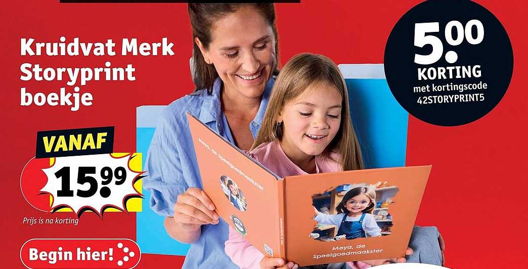 Kruidvat Merk Storyprint boekje