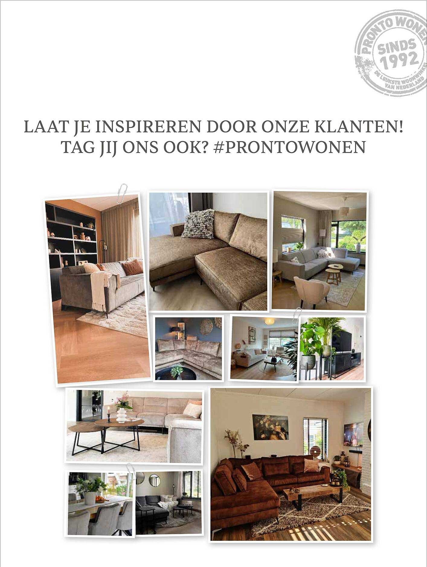 LAAT JE INSPIREREN DOOR ONZE KLANTEN! TAG JIJ ONS OOK? #PRONTOWONEN