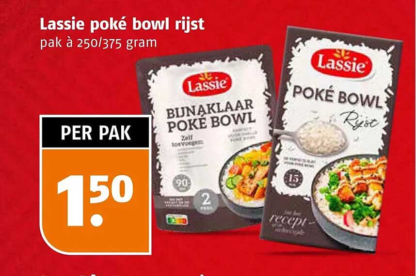 Lassie poké bowl rijst pak à 250/375 gram