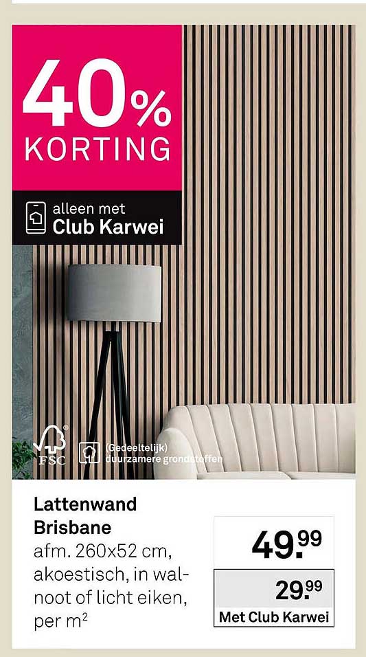 Lattenwand Brisbane