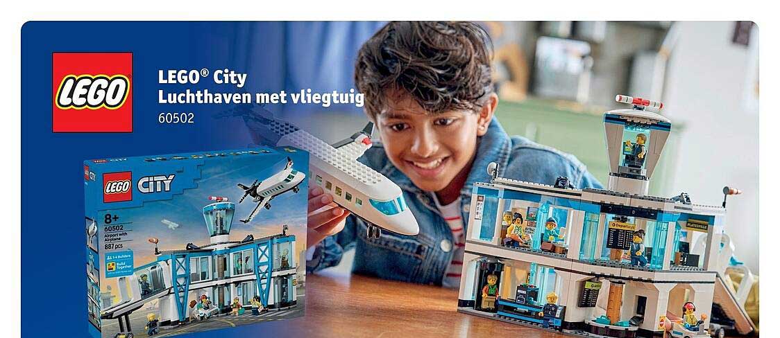 LEGO City Luchthaven met vliegtuig 60502