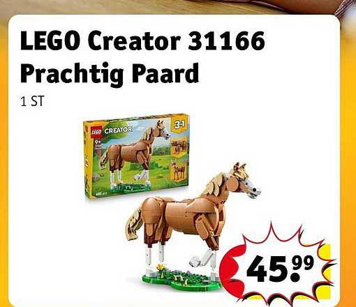 LEGO Creator 31166 Prachtig Paard