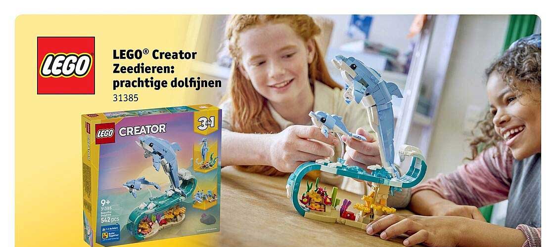LEGO Creator Zeedieren: prachtige dolfijnen 31385