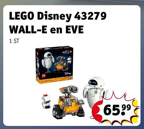 LEGO Disney 43279 WALL-E en EVE