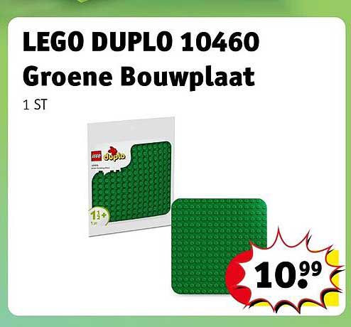 LEGO DUPLO 10460 Groene Bouwplaat
