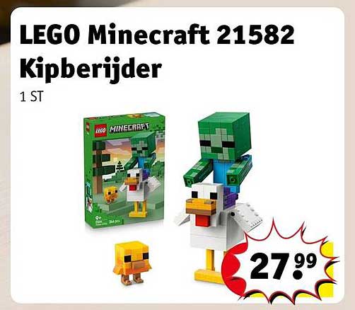 LEGO Minecraft 21582 Kipberijder