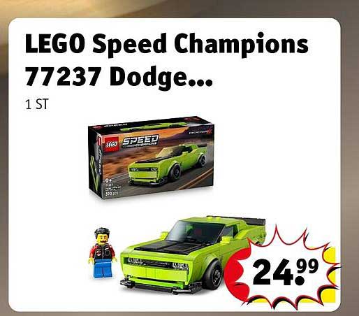 LEGO Speed Champions 77237 Dodge...