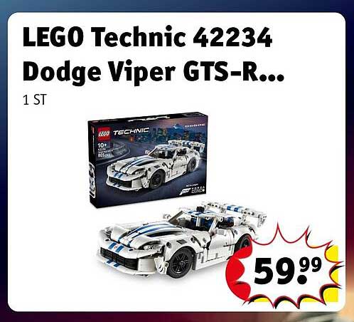 LEGO Technic 42234 Dodge Viper GTS-R...