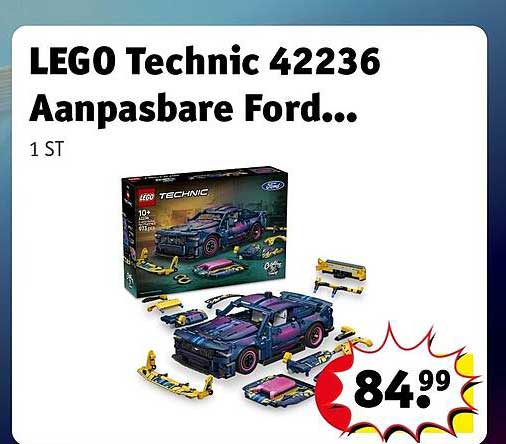 LEGO Technic 42236 Aanpasbare Ford...