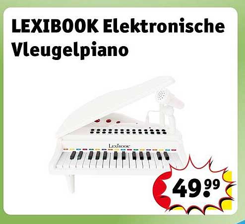LEXIBOOK Elektronische Vleugelpiano