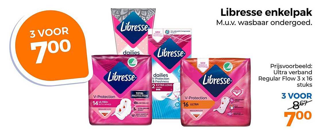 Libresse enkelpak
