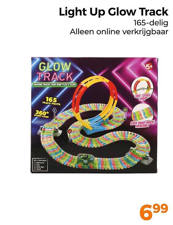 Light Up Glow Track 165-delig Alleen online verkrijgbaar